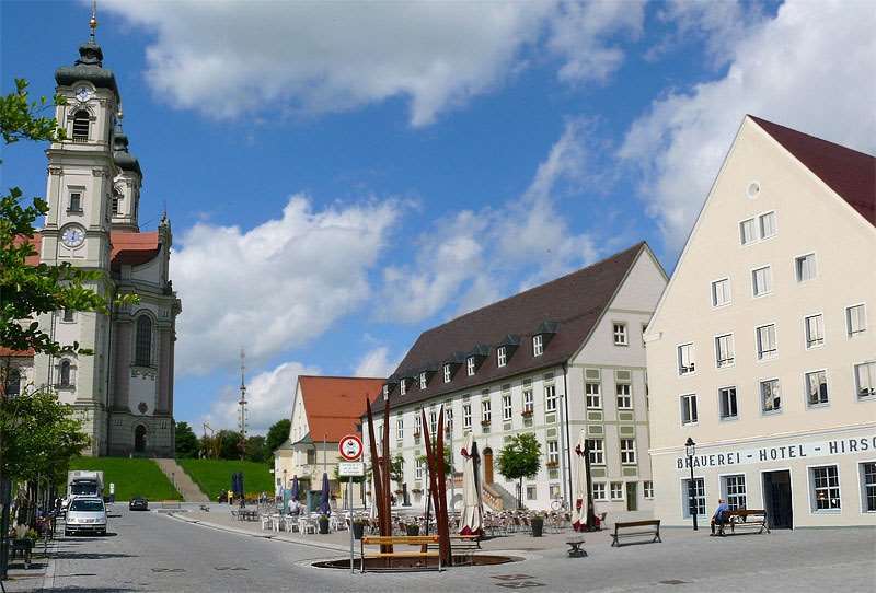 Akzent Brauerei Hotel Hirsch ออทโทบอยเริน ภายนอก รูปภาพ