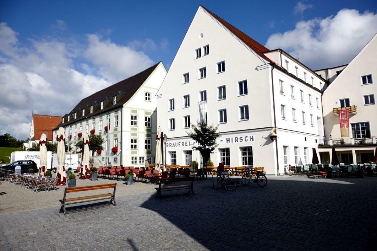 Akzent Brauerei Hotel Hirsch ออทโทบอยเริน ภายนอก รูปภาพ